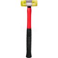 Urrea Urrea Plastic Cap Hammer, 1383FV, 12" Long, Fiberglass Handle 1383FV